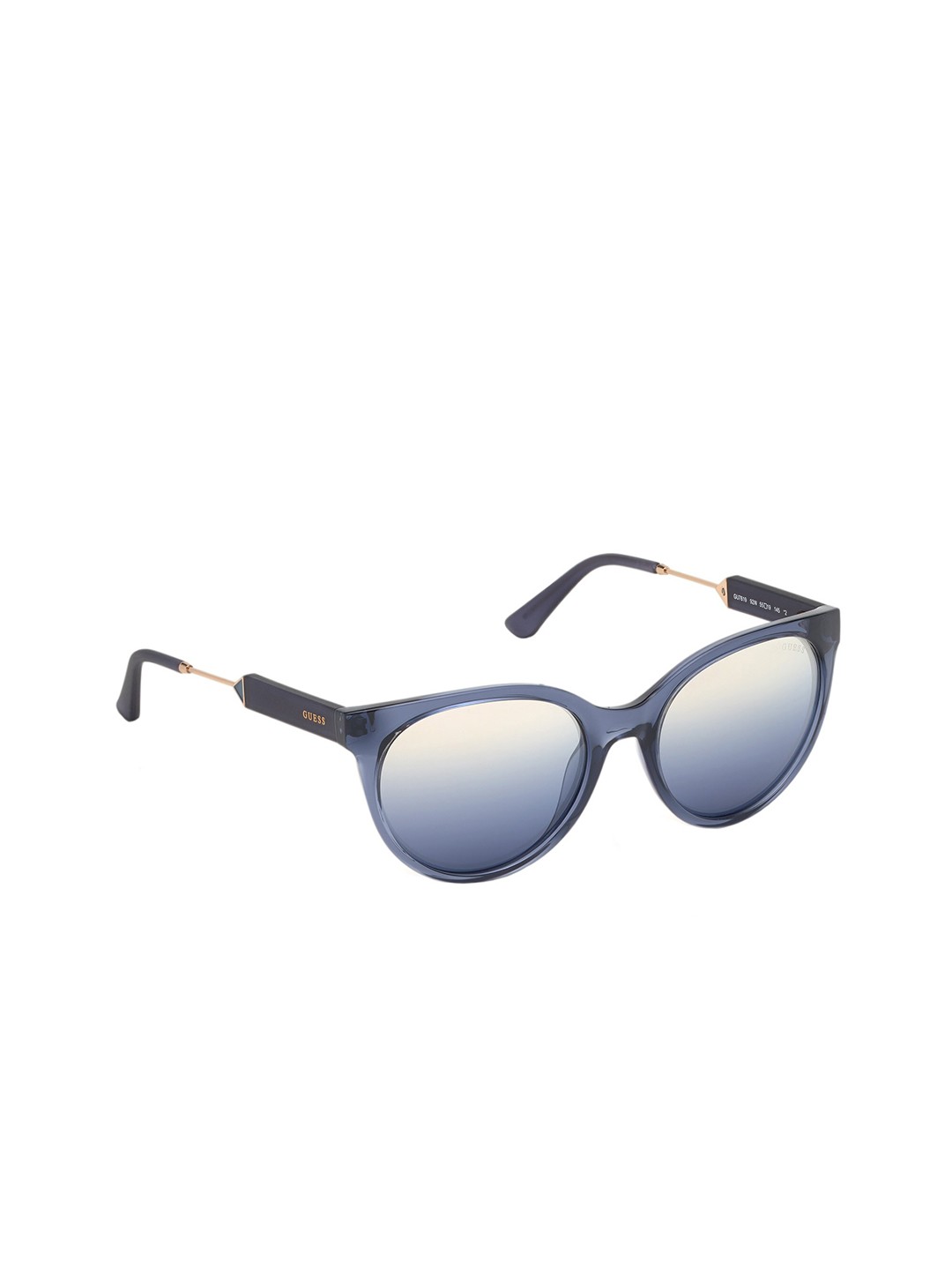 

GUESS Women Blue Lens & Blue Oval Sunglasses with UV Protected Lens