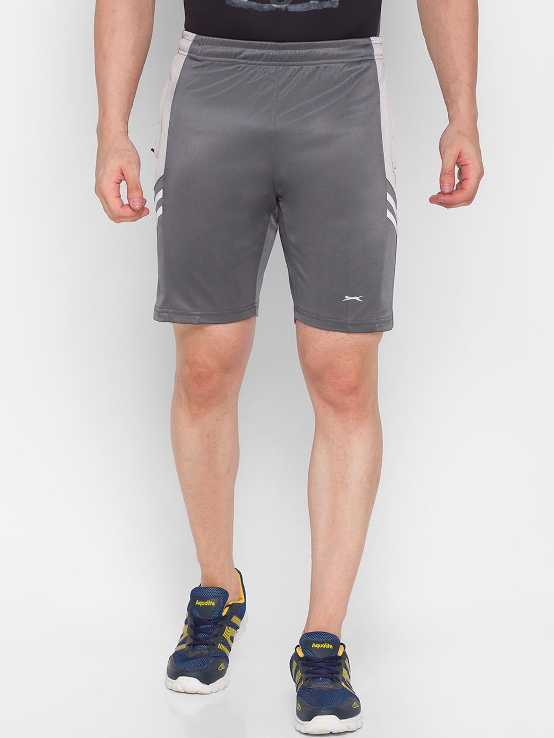 

Black Panther Men Charcoal Acti Fit Sports Shorts