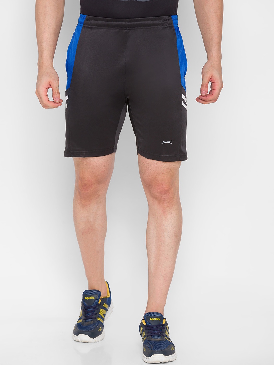 

Black Panther Men Black Acti Fit Sports Shorts