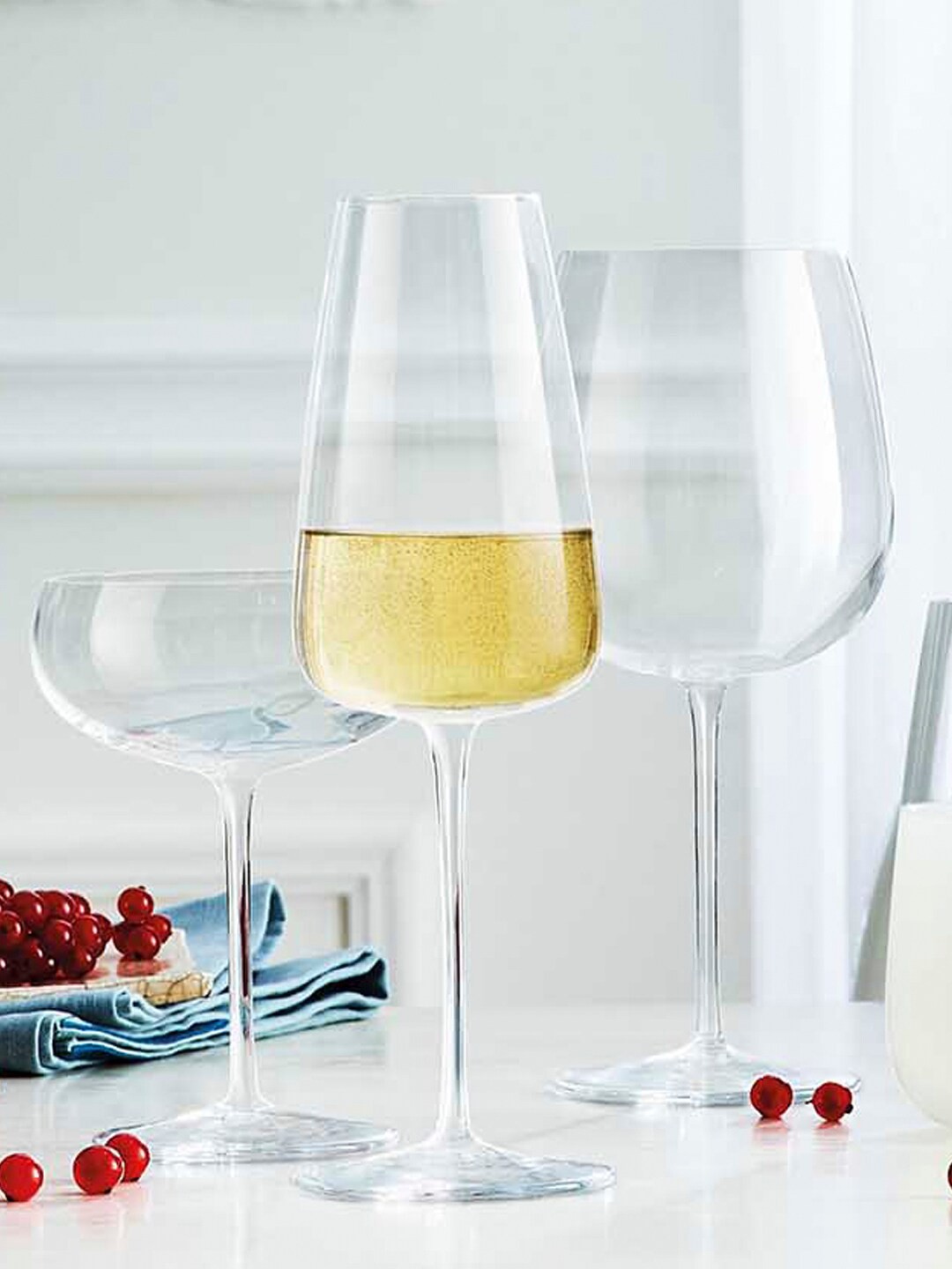 

Luigi Bormioli Set of 4 Talismano Prosecco Glasses, Transparent
