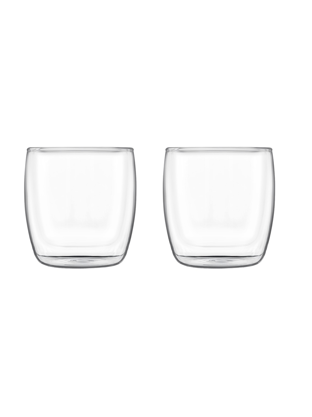 

Luigi Bormioli Set of 2 Michelangelo Thermic 240ml Glass, Transparent