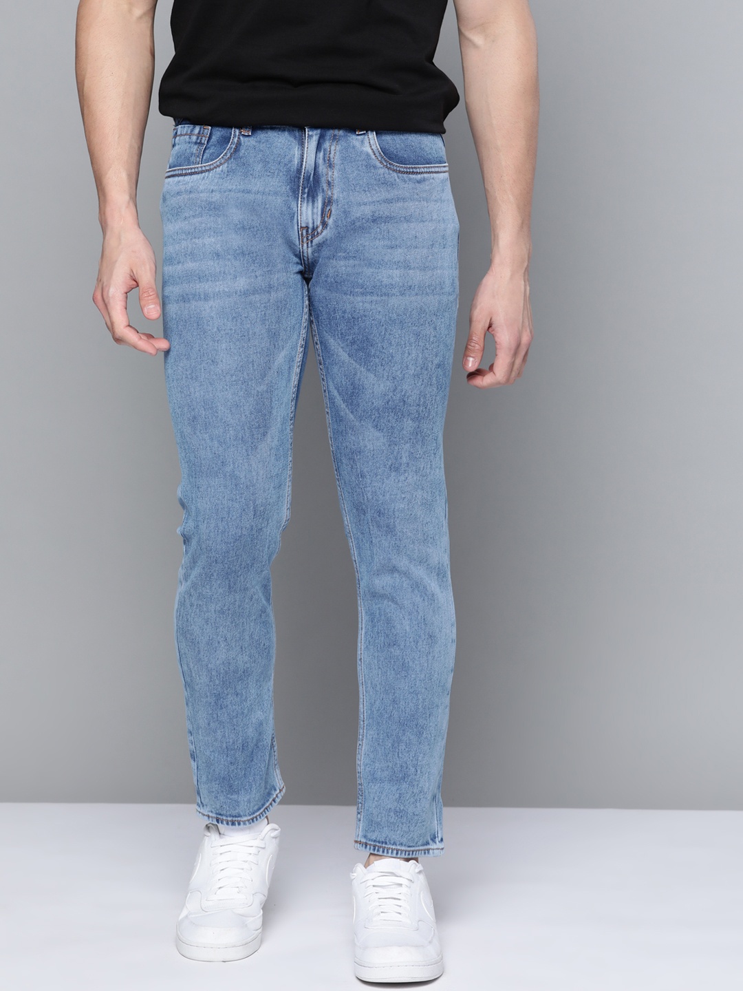 

Mast & Harbour Men Blue Skinny Fit Stretchable Jeans