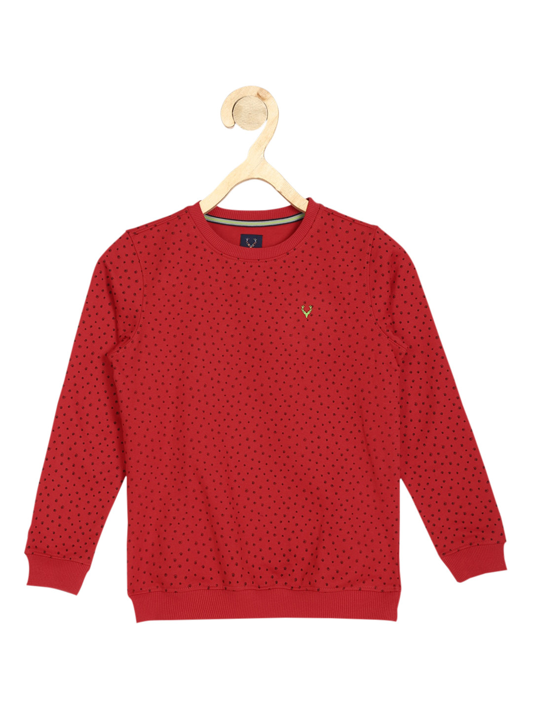 

Allen Solly Junior Boys Red Printed Sweatshirt