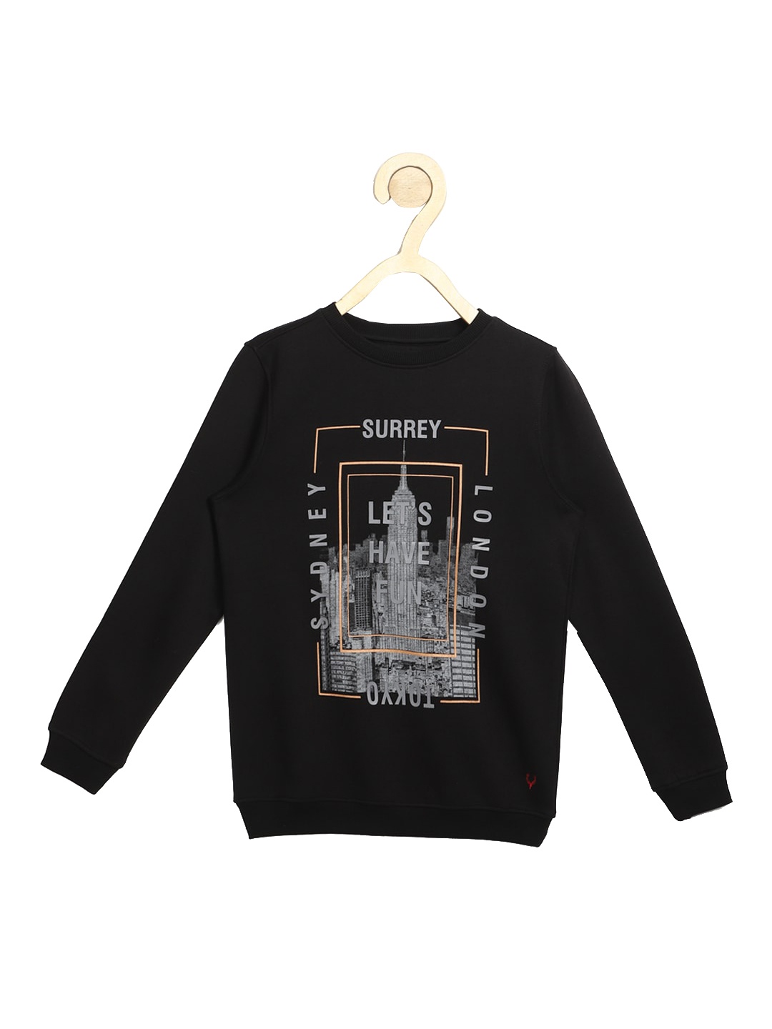 

Allen Solly Junior Boys Black Printed Sweatshirt