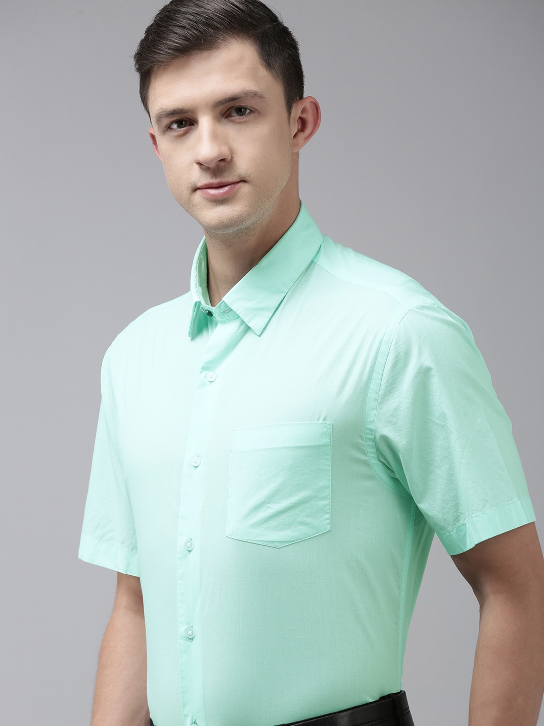 

Arrow New York Men Green Slim Fit Formal Shirt