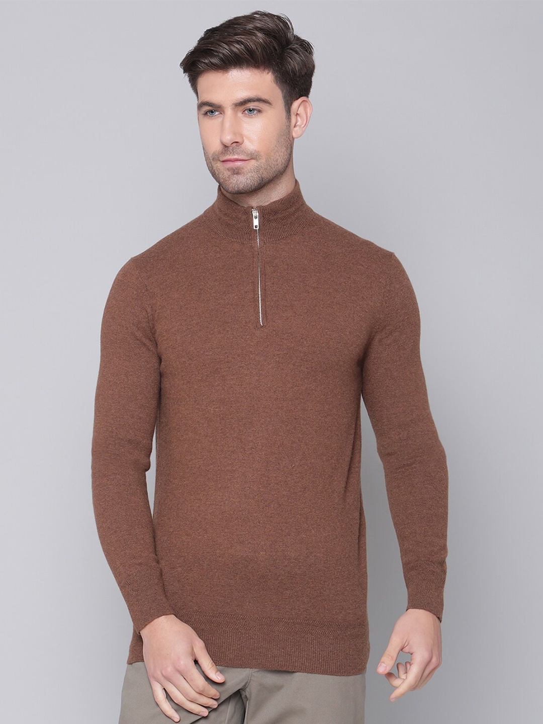 

Bruun & Stengade Men Brown Pullover