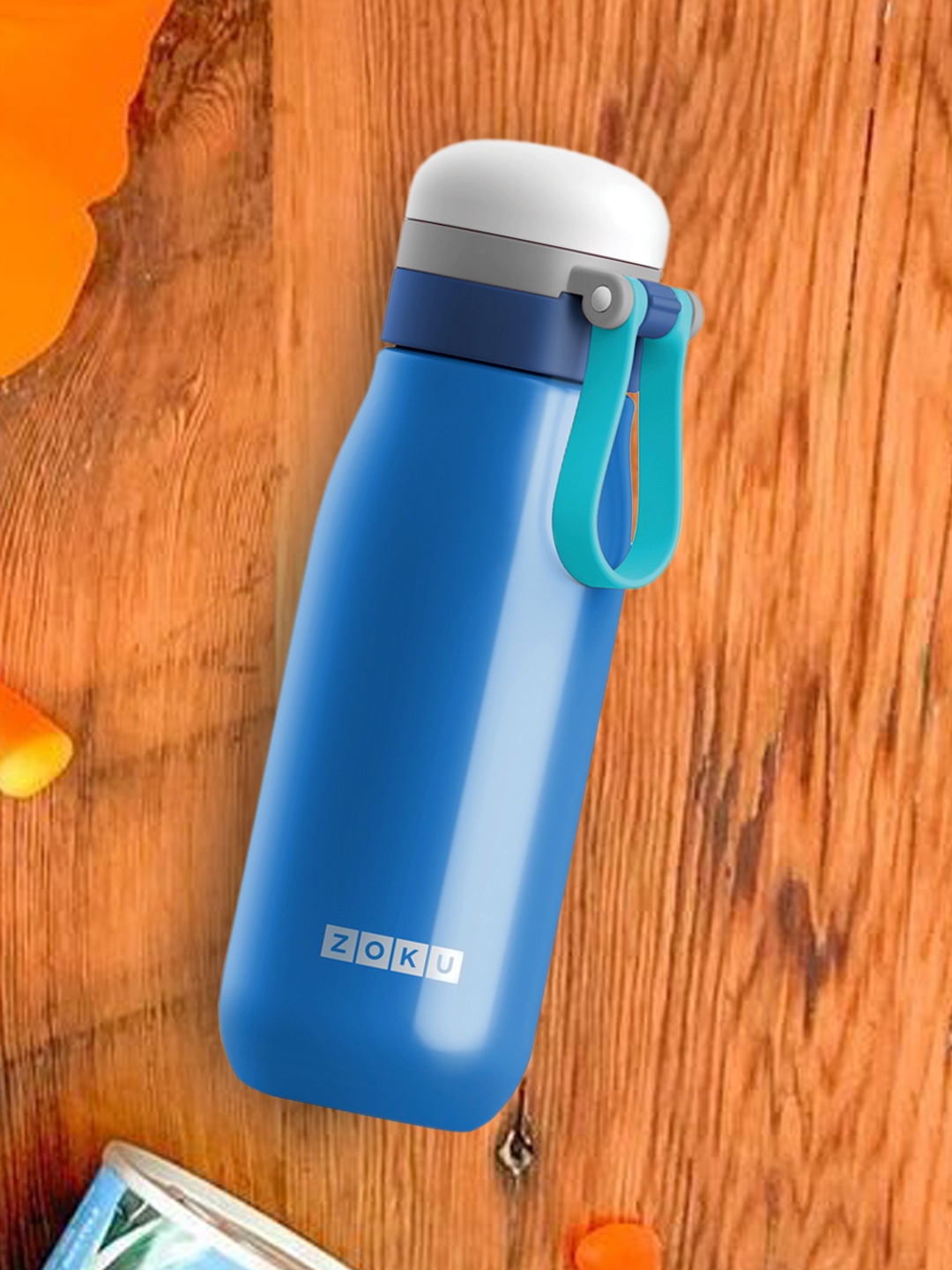 

ZOKU Blue Solid Ultralight Stainless Steel Water Bottle