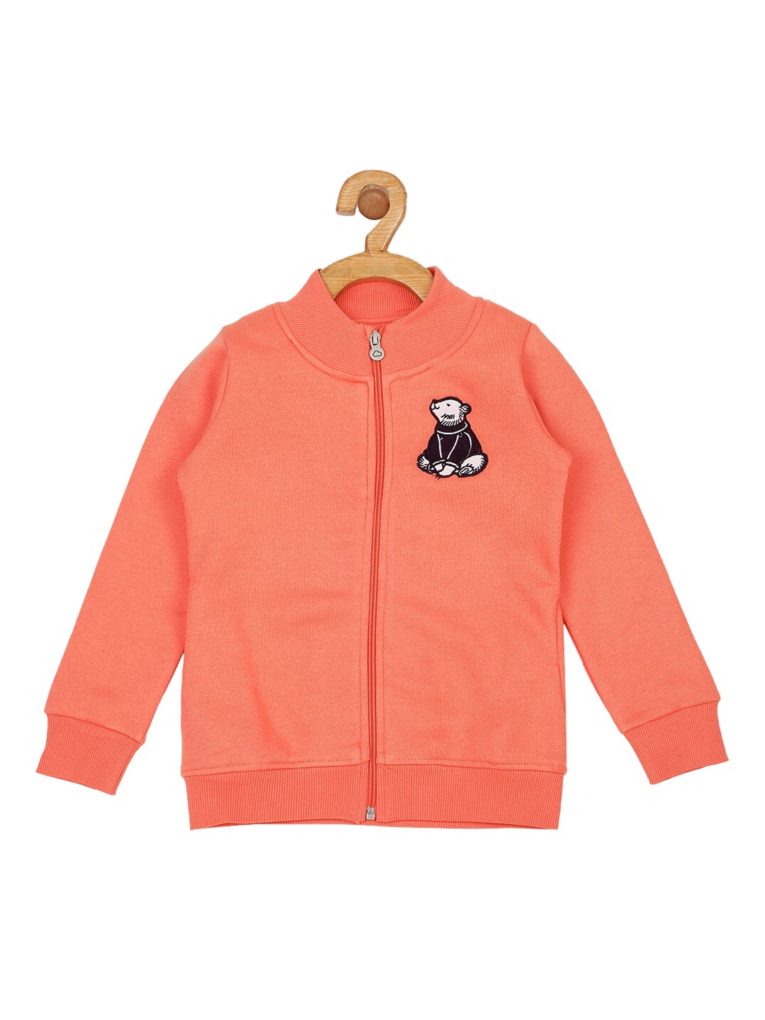 

Sweet Dreams Girls Peach-Coloured Solid Tracksuits