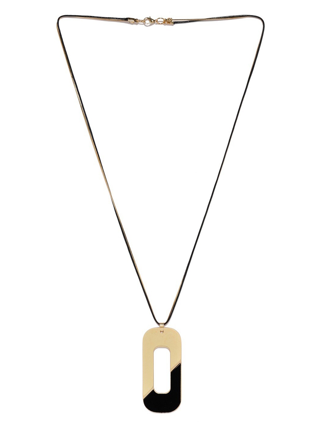 

Blisscovered Woman Black & Gold-Toned Necklace