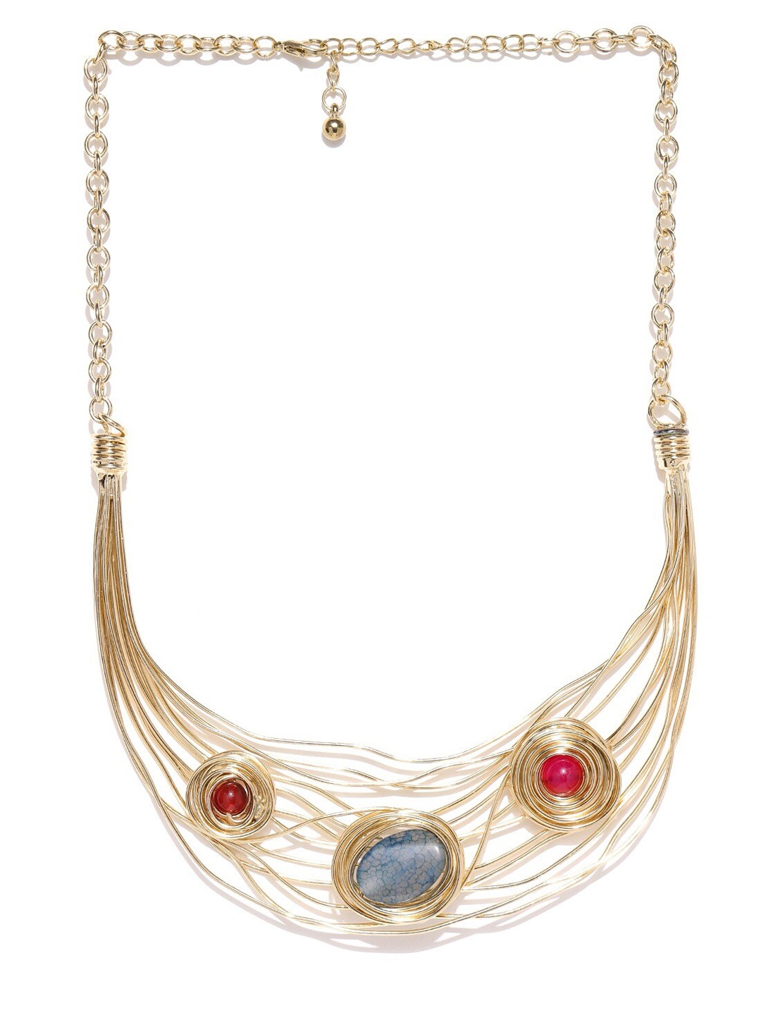 

Blisscovered Women Gold Toned Layered Necklace
