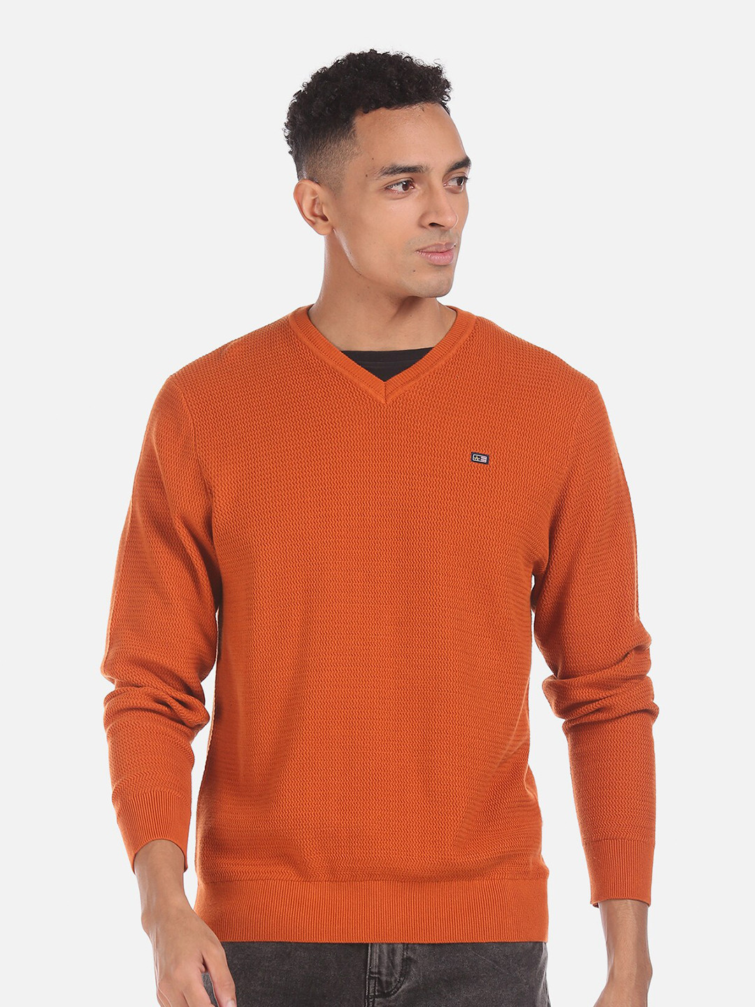 

Arrow Sport Men Brown Pullover