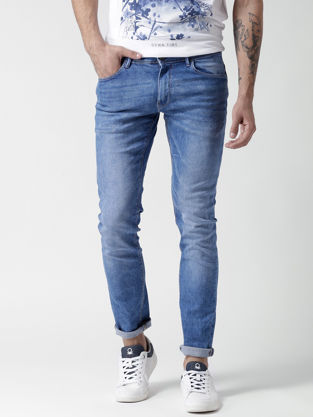 

Celio Men Blue Skinny Fit Stretchable Jeans