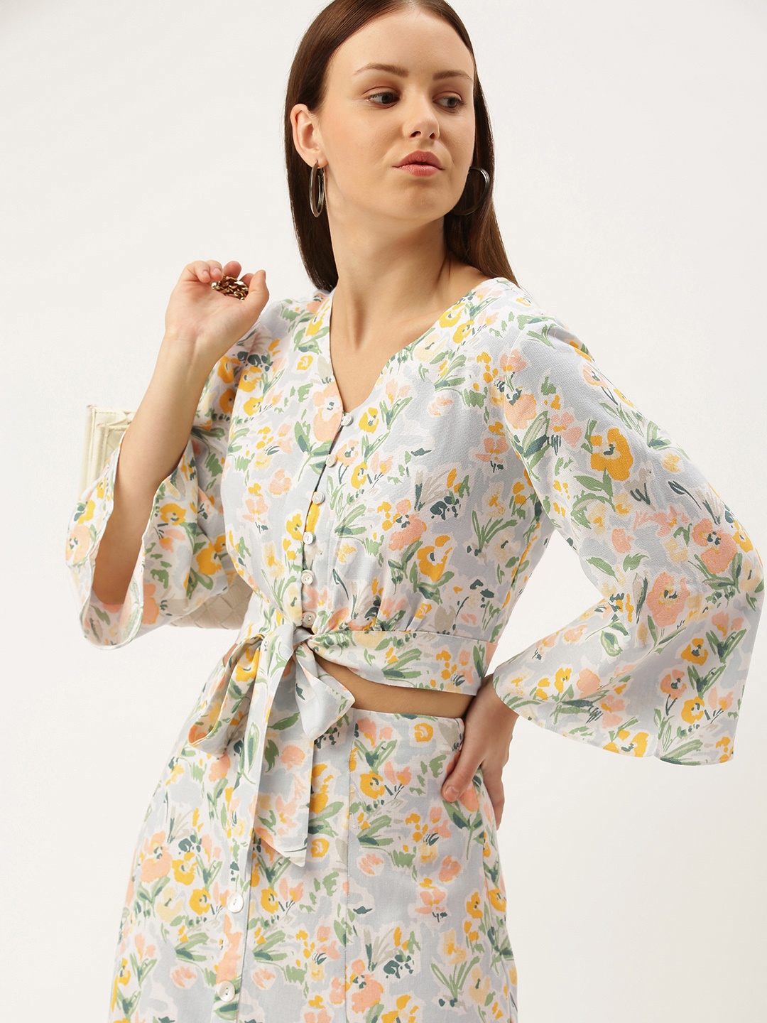 

AND Multicoloured Floral Co-Ordinate Set, Multi