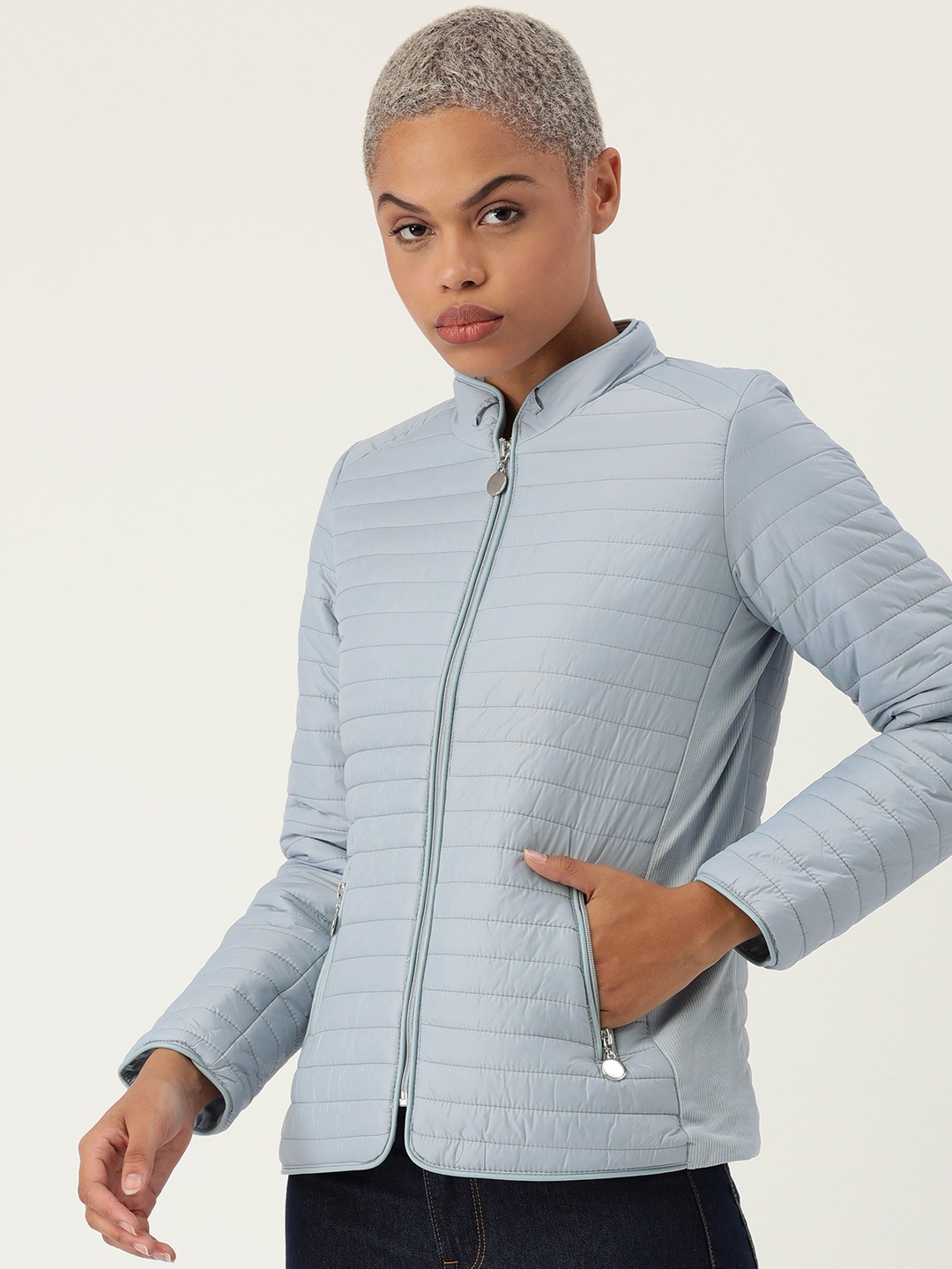 

AND Women Blue Sporty Jacket