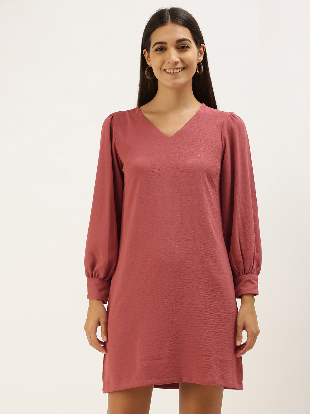 

AND Peach-Coloured Formal Bodycon Dress