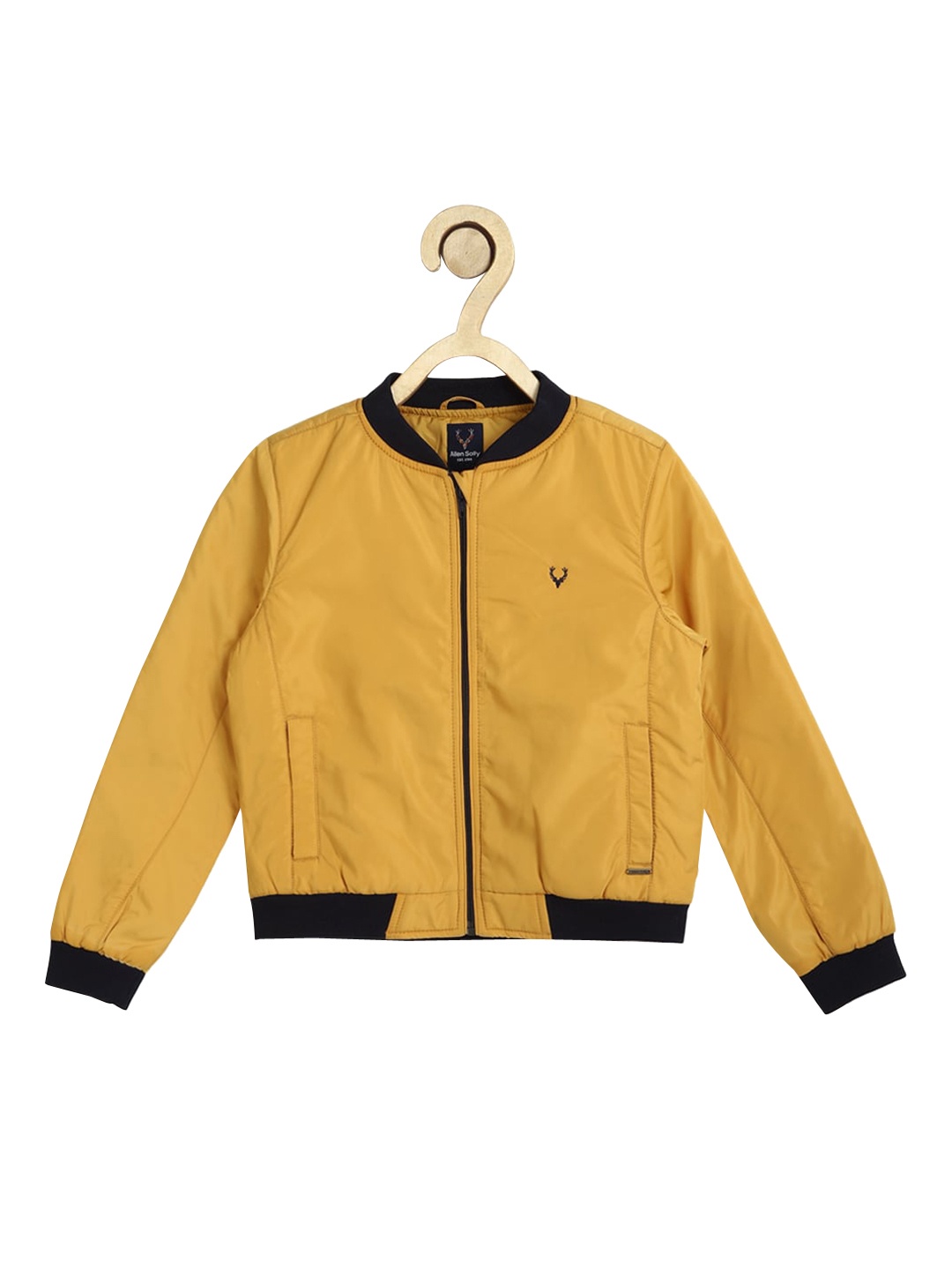 

Allen Solly Junior Boys Yellow Bomber Jacket