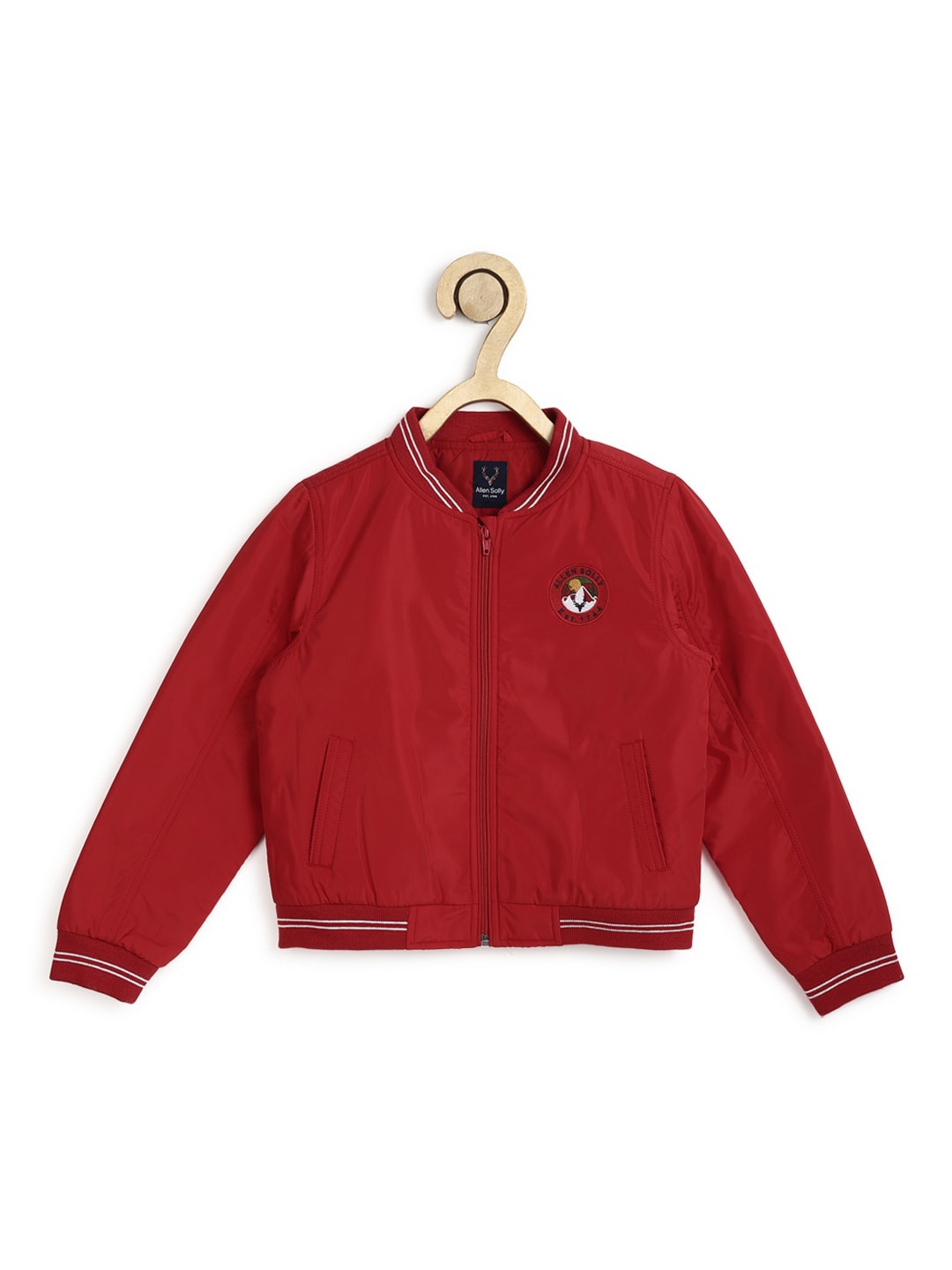 

Allen Solly Junior Boys Red Bomber Jacket