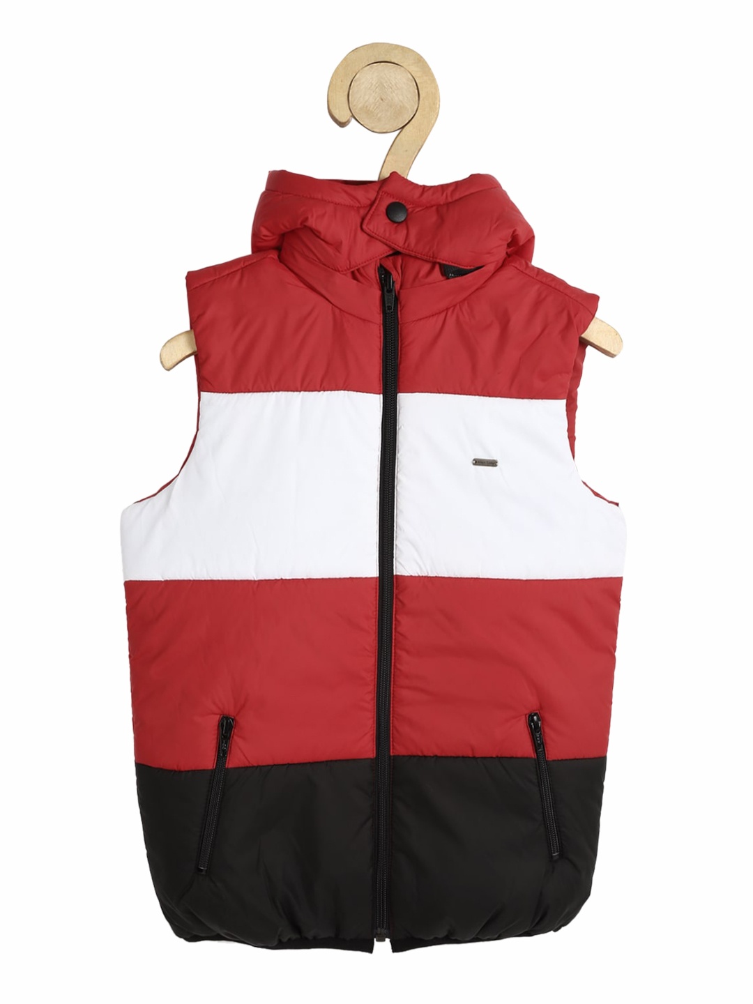

Allen Solly Junior Boys Multicoloured& Red Colourblocked Padded Jacket, Multi
