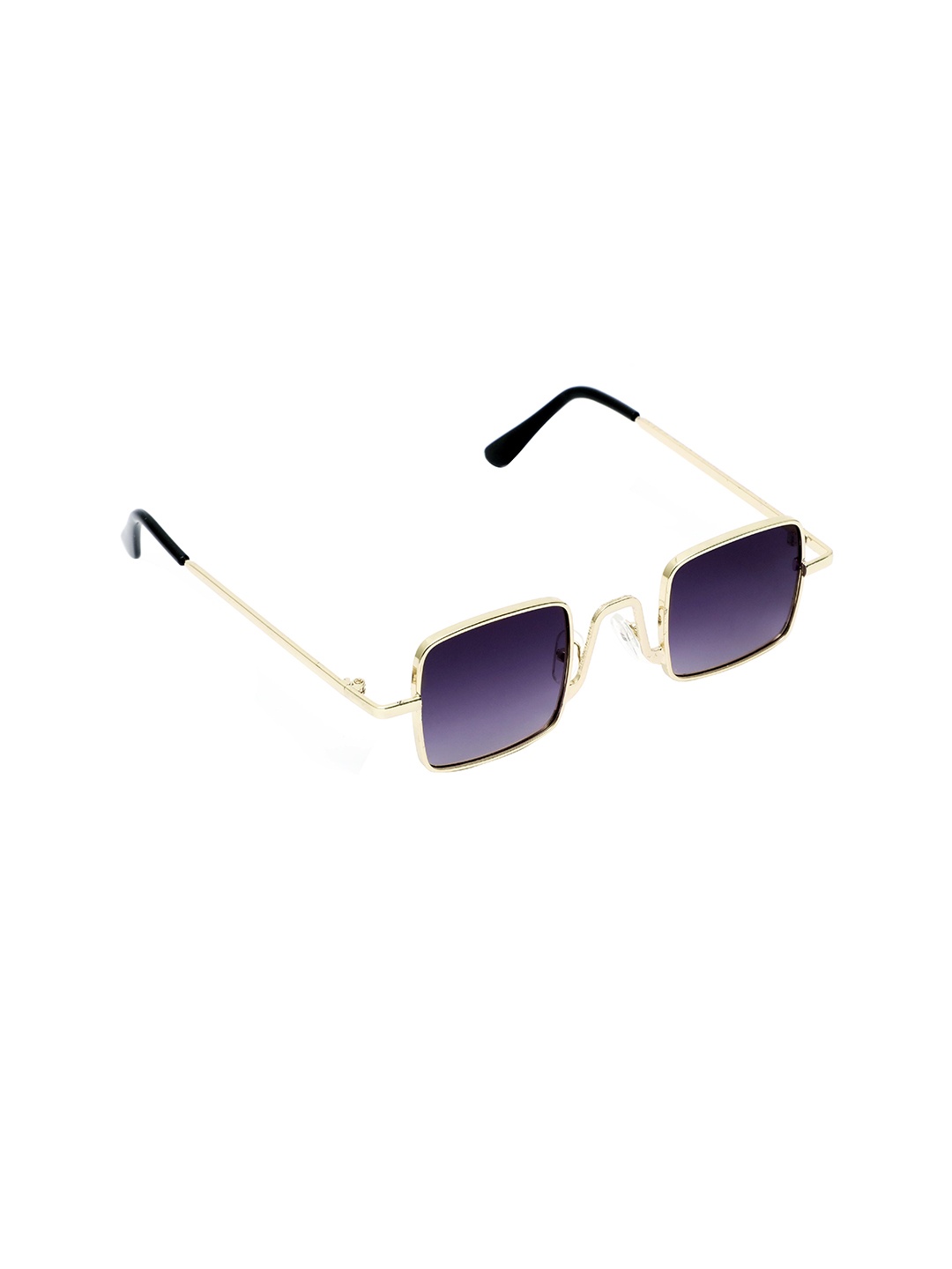 

Floyd Unisex Purple Lens & Gold-Toned Square Sunglasses with UV Protected Lens