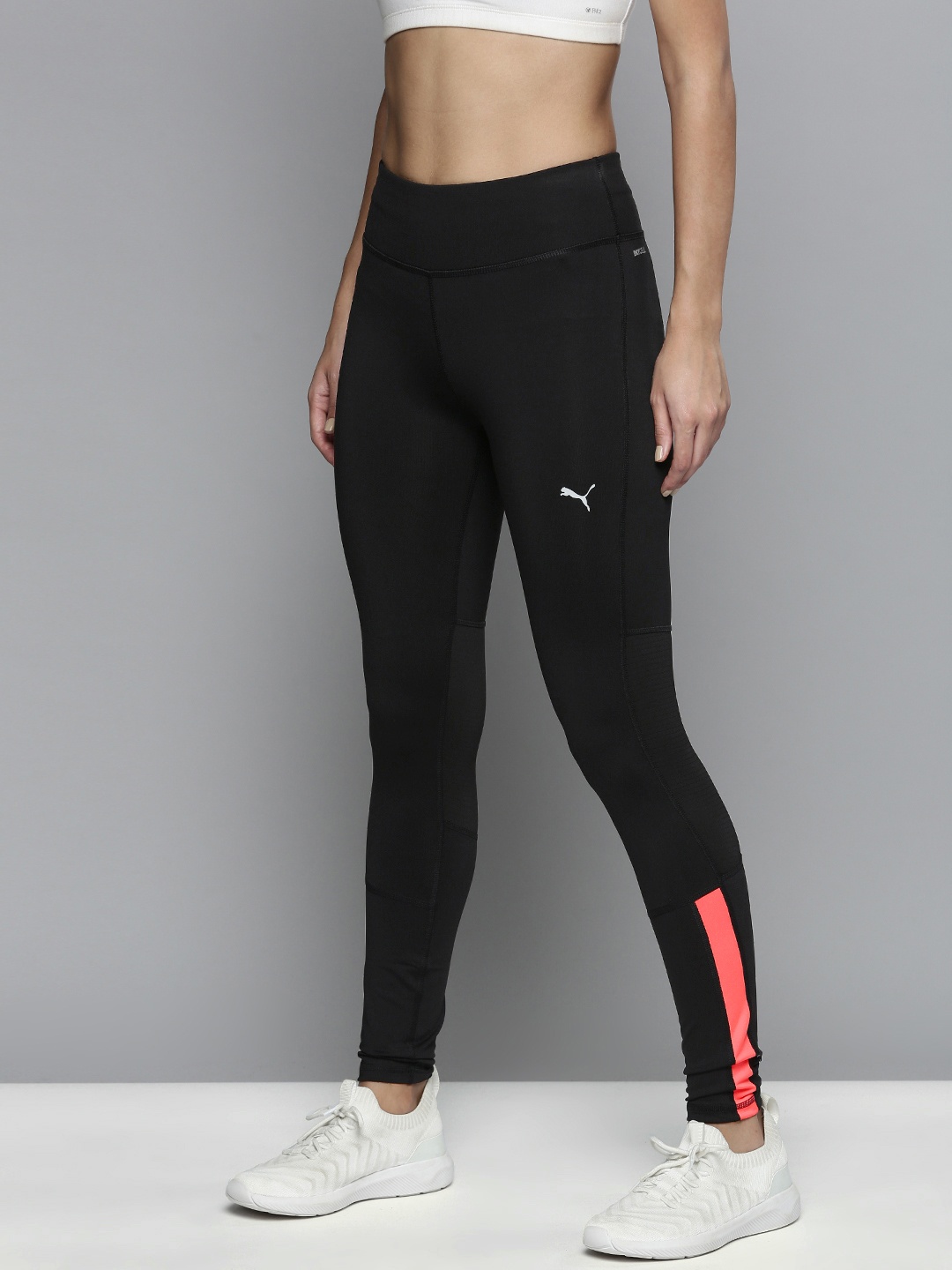 

Puma Women Black Solid Slim Fit dryCELL Running Tights