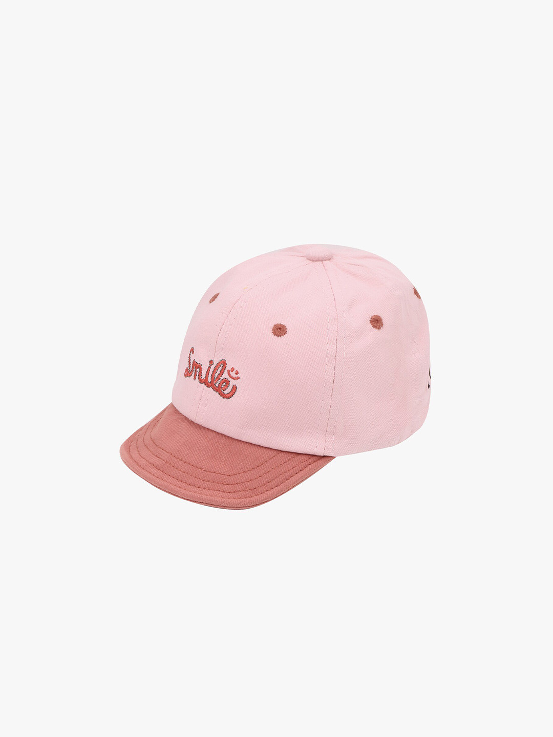 

POKORY Unisex Kids Pink & Coral Printed Baseball Cap