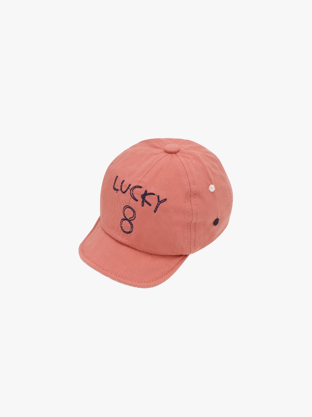 

POKORY Kids Pink & Black Printed Snapback Cap