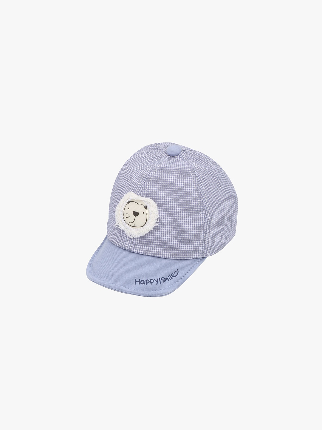 

POKORY Unisex Kids Blue & White Printed Baseball Cap