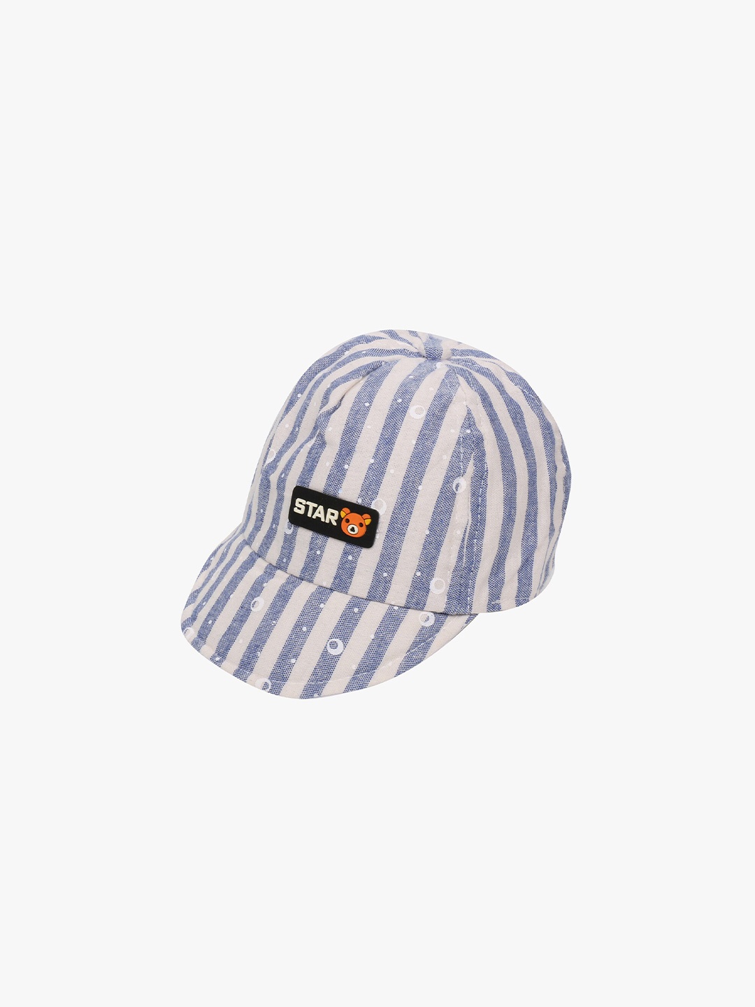 

POKORY Unisex Kids Blue & White Printed Baseball Cap