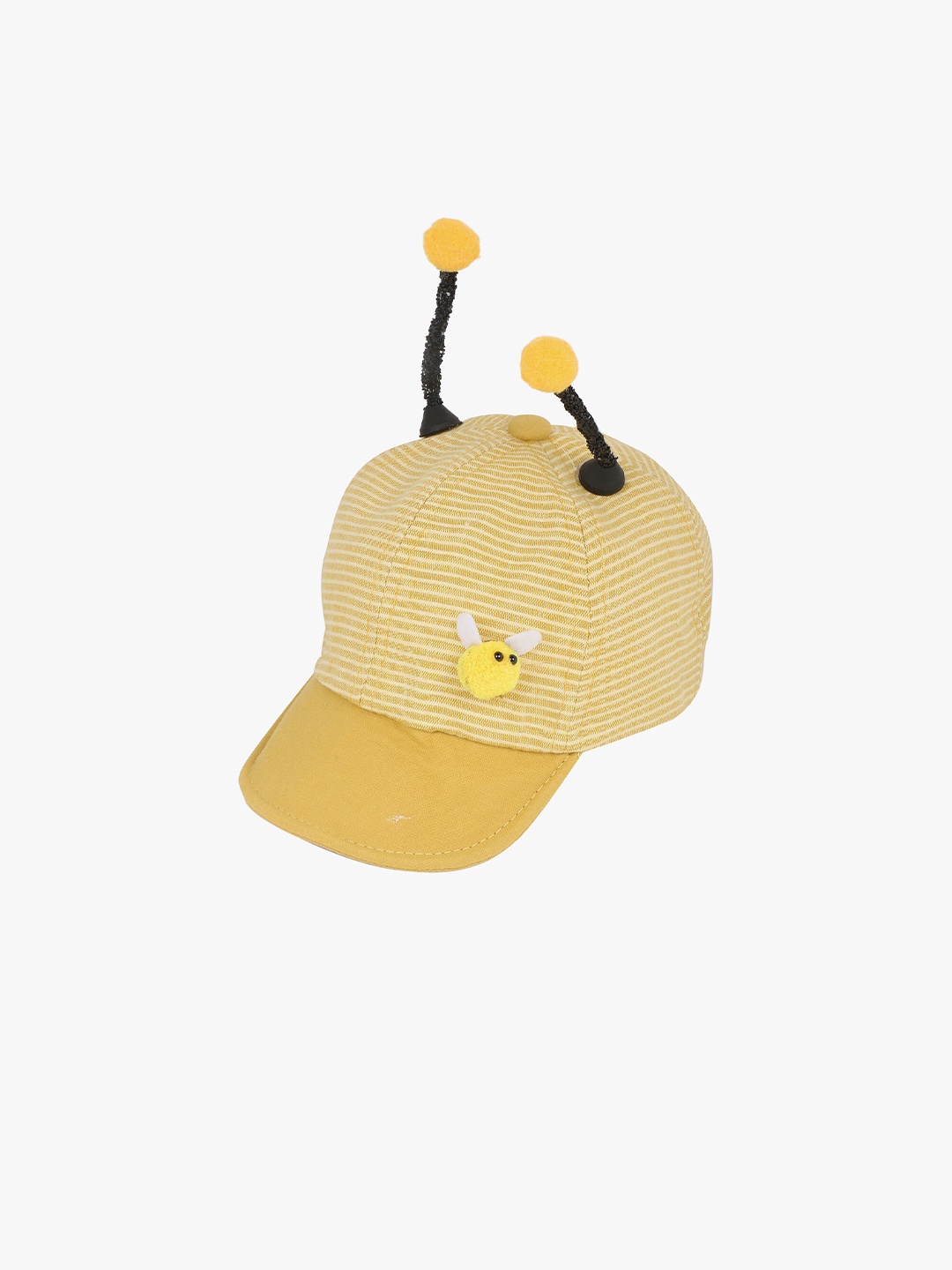 

POKORY Unisex Kids Yellow & Black Baseball Cap