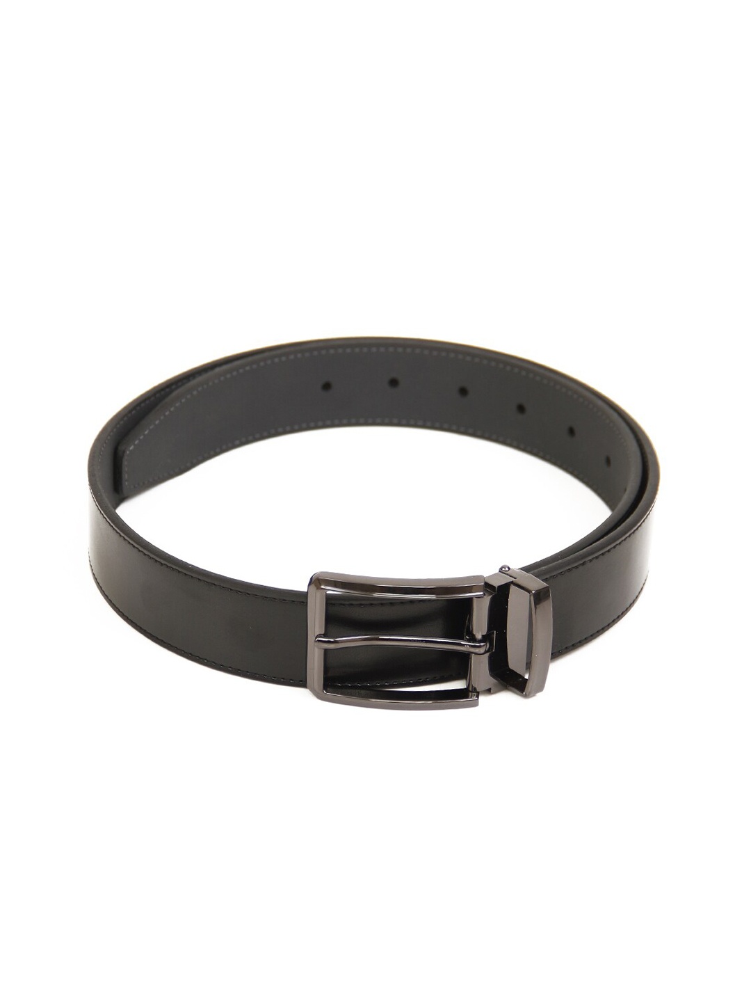 

Calvadoss Women Black Textured PU Belt