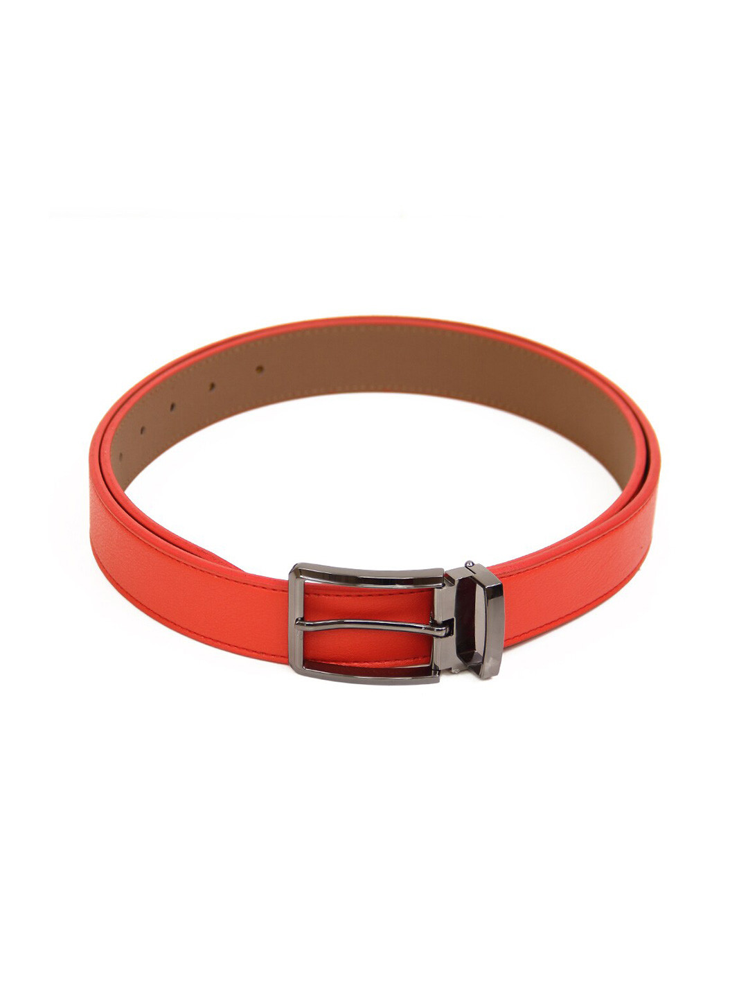 

Calvadoss Women Red Textured PU Belt