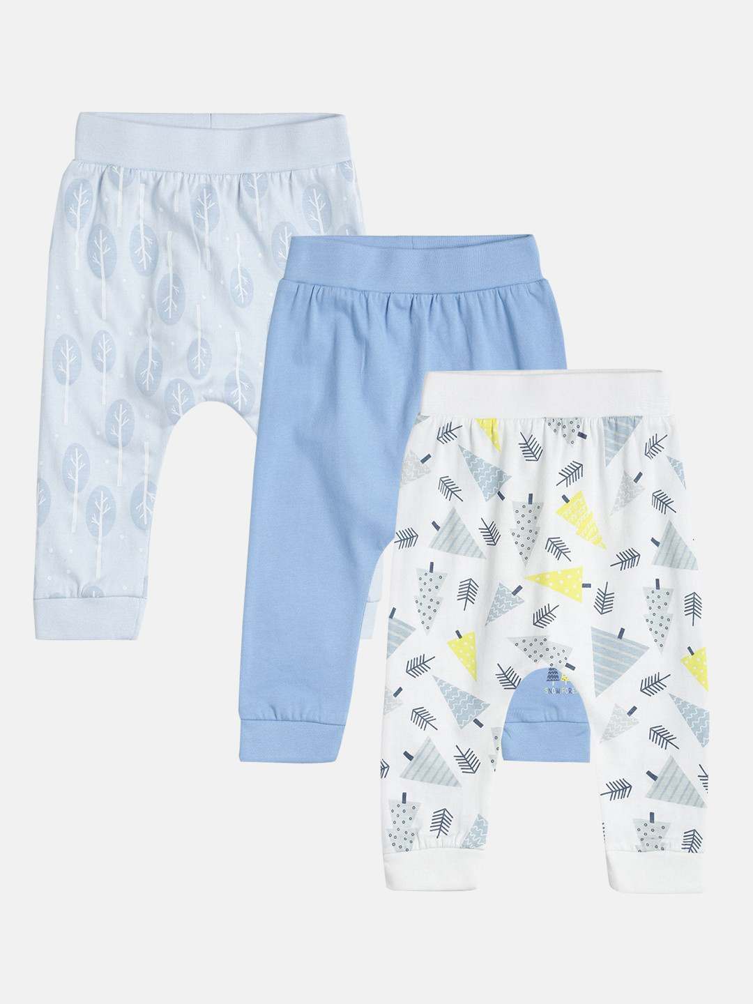 

MINI KLUB Boys Pack of 3 Cotton Jogger, Multi
