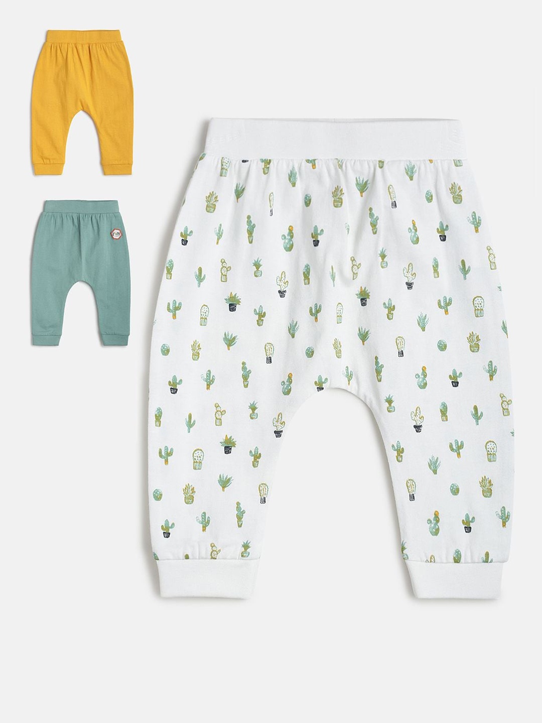 

MINI KLUB Boys Pack of 3 Cotton Jogger, Multi