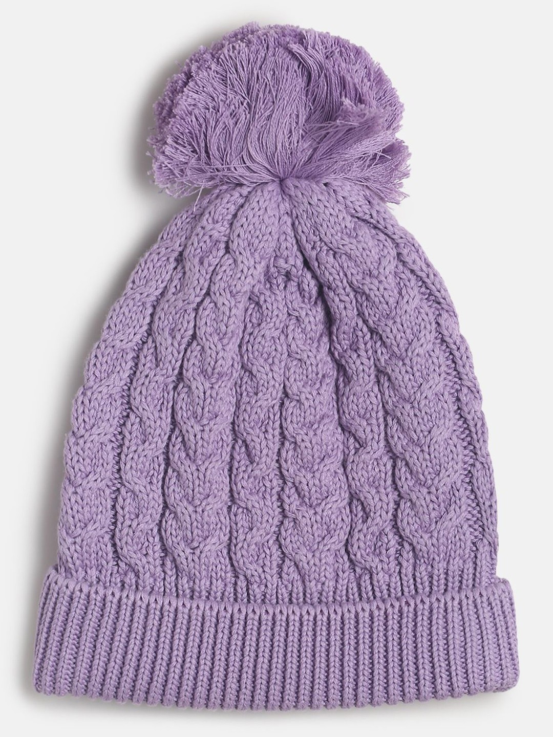 

MINI KLUB Girls Purple Beanie Cap