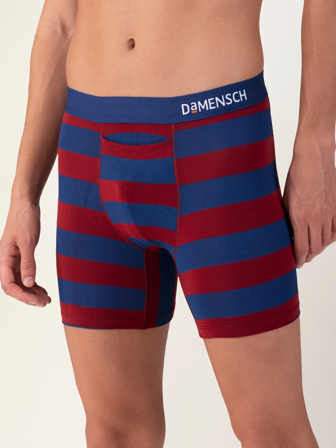 

DaMENSCH DEO-SOFT Printed Premium Egyptian Cotton-Modal Blend Trunk, Blue