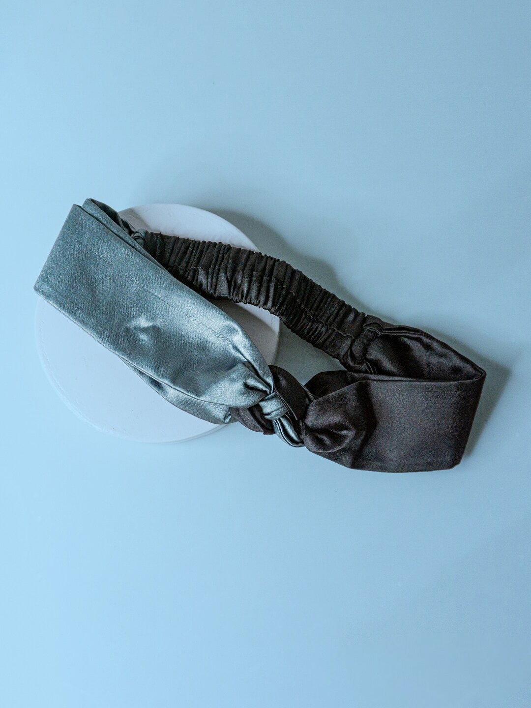 

HAIR DRAMA COMPANY Women Colorblocked Black & Grey Hairband