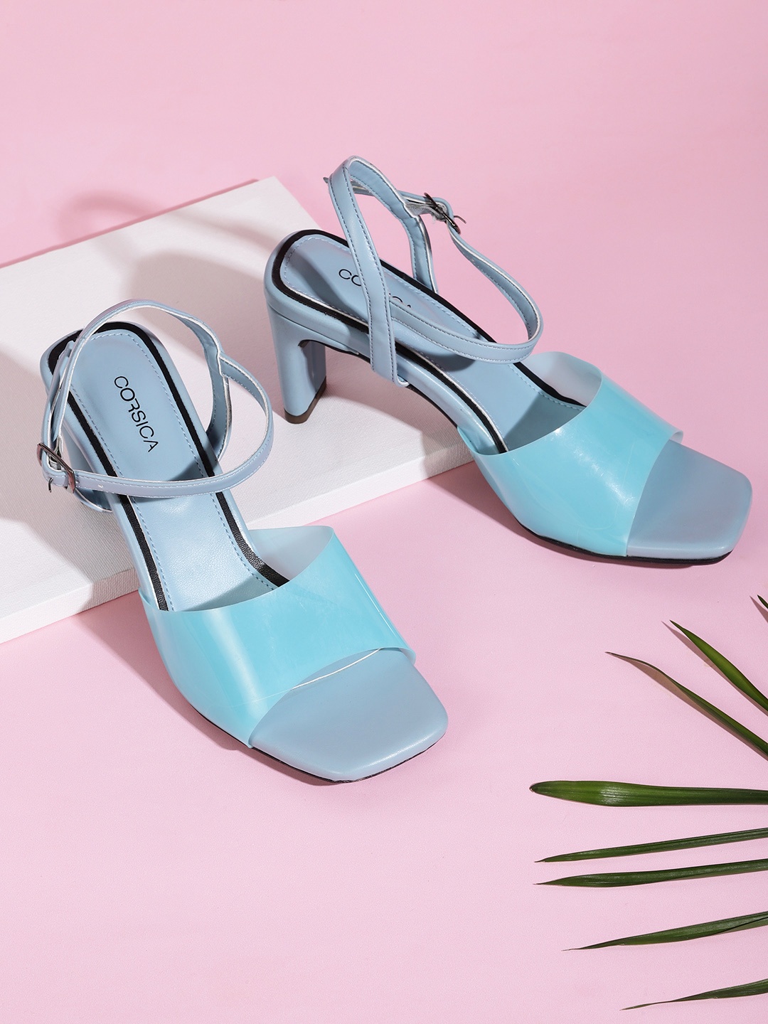 

CORSICA Women Blue Solid Block Heels