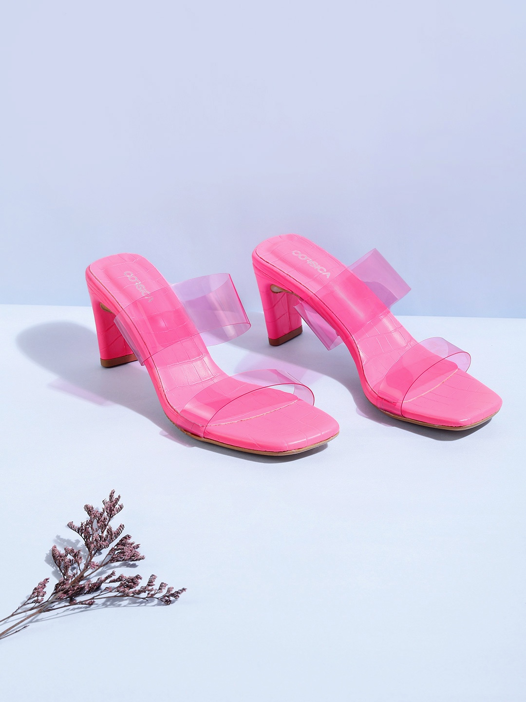 

CORSICA Women Pink Solid Block Heels