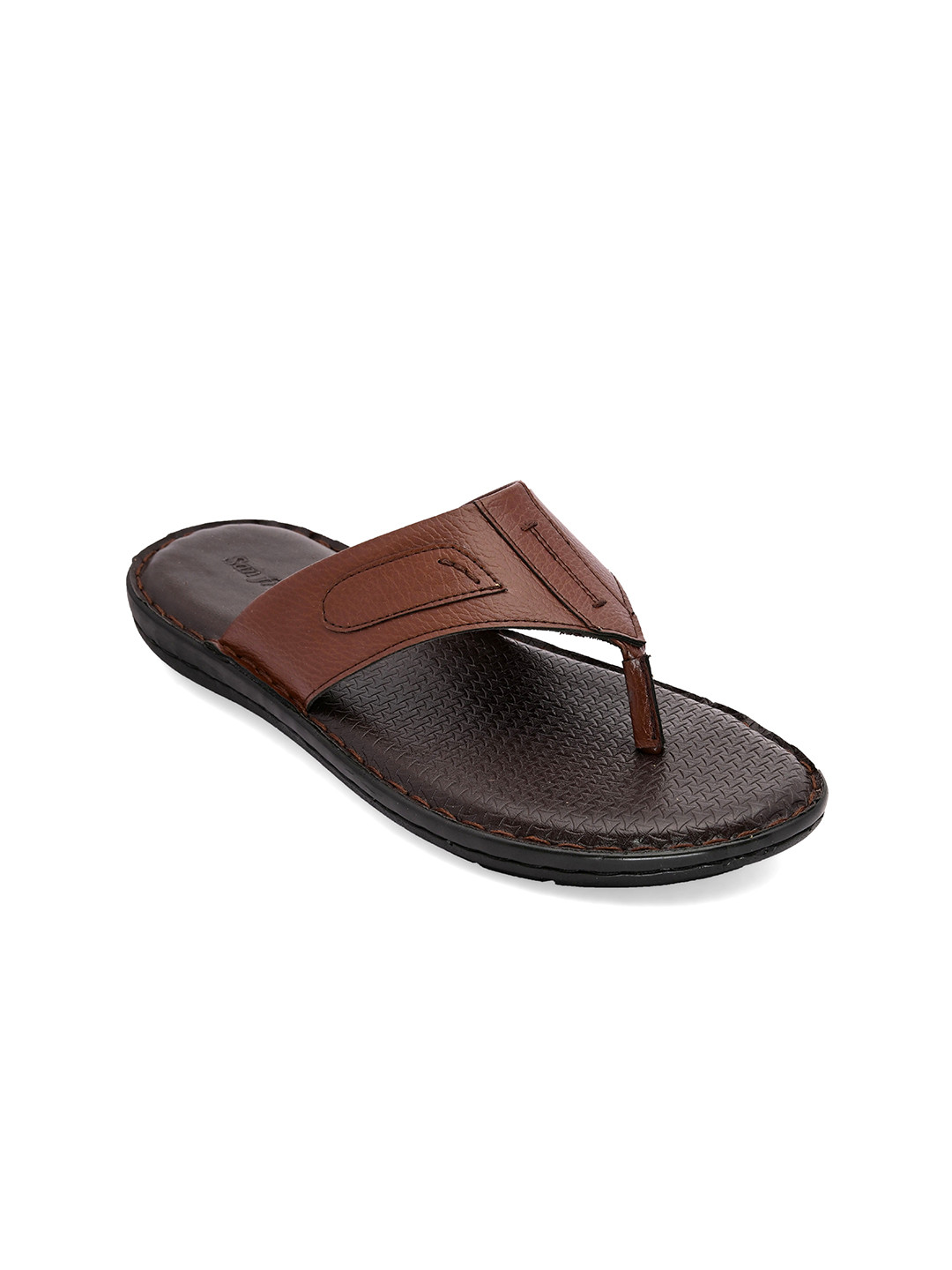 

San Frissco Men Brown Flip Flops