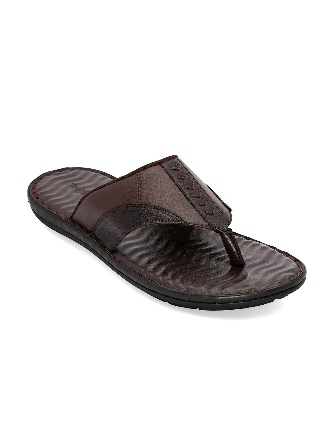

San Frissco Men Brown Flip Flops