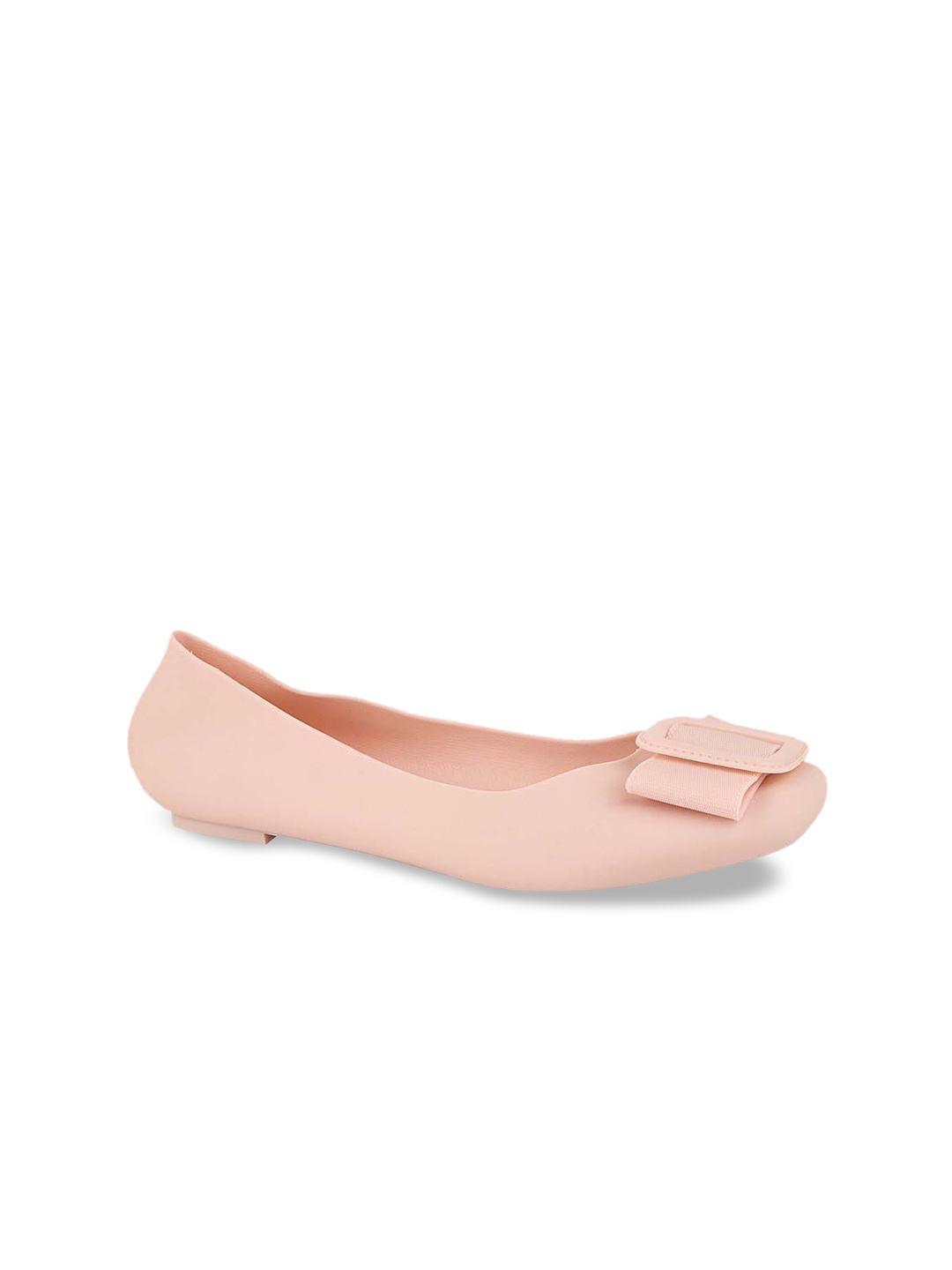 

Shoetopia Women Pink Ballerinas with Bows Flats