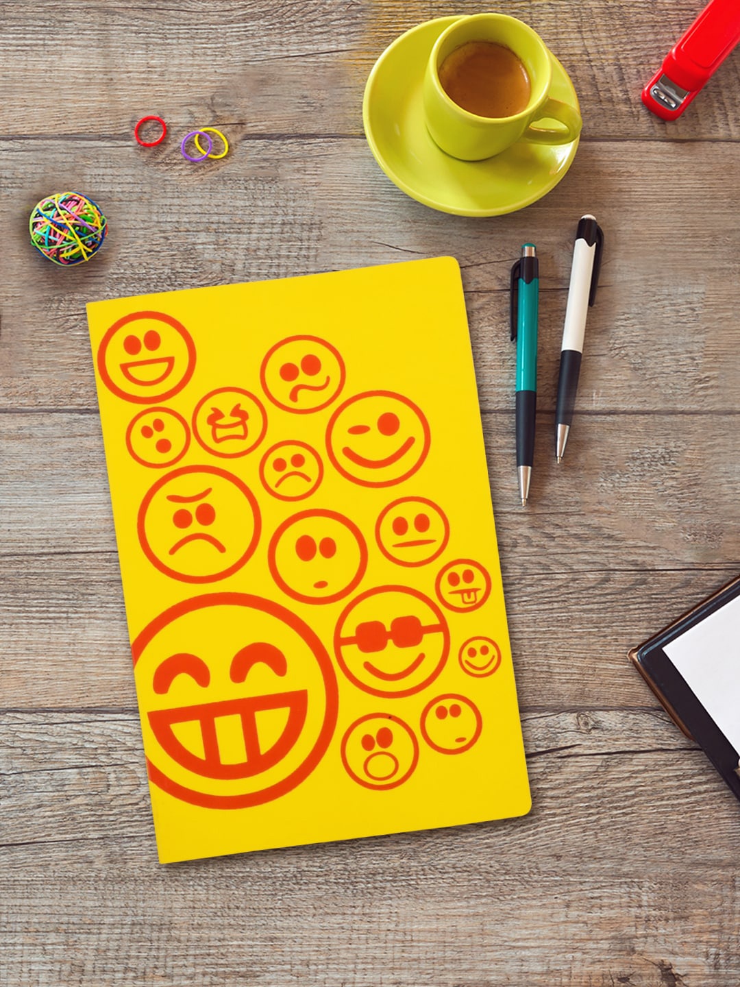 

Doodle Unisex Yellow & Red Printed Mood Match Notebook