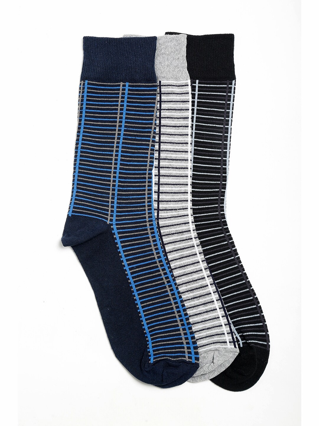 

Alvaro Castagnino Men Pack Of 3 Assorted Calf-Length Socks