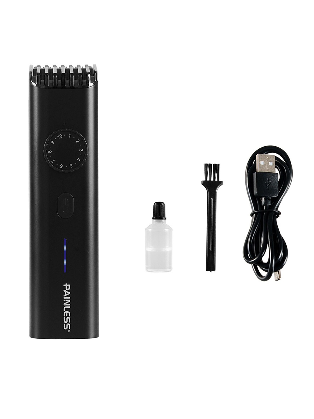 

PAINLESS Black Rechargeable Hair Trimmer