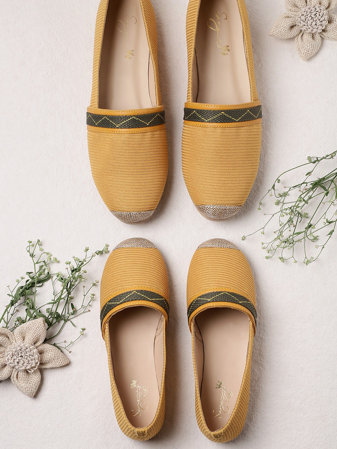 

Sangria Women Mustard Yellow Espadrilles