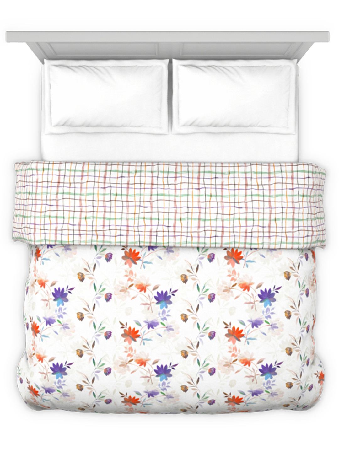 

DDecor White & Red Floral Mild Winter 210 GSM Double Bed Comforter