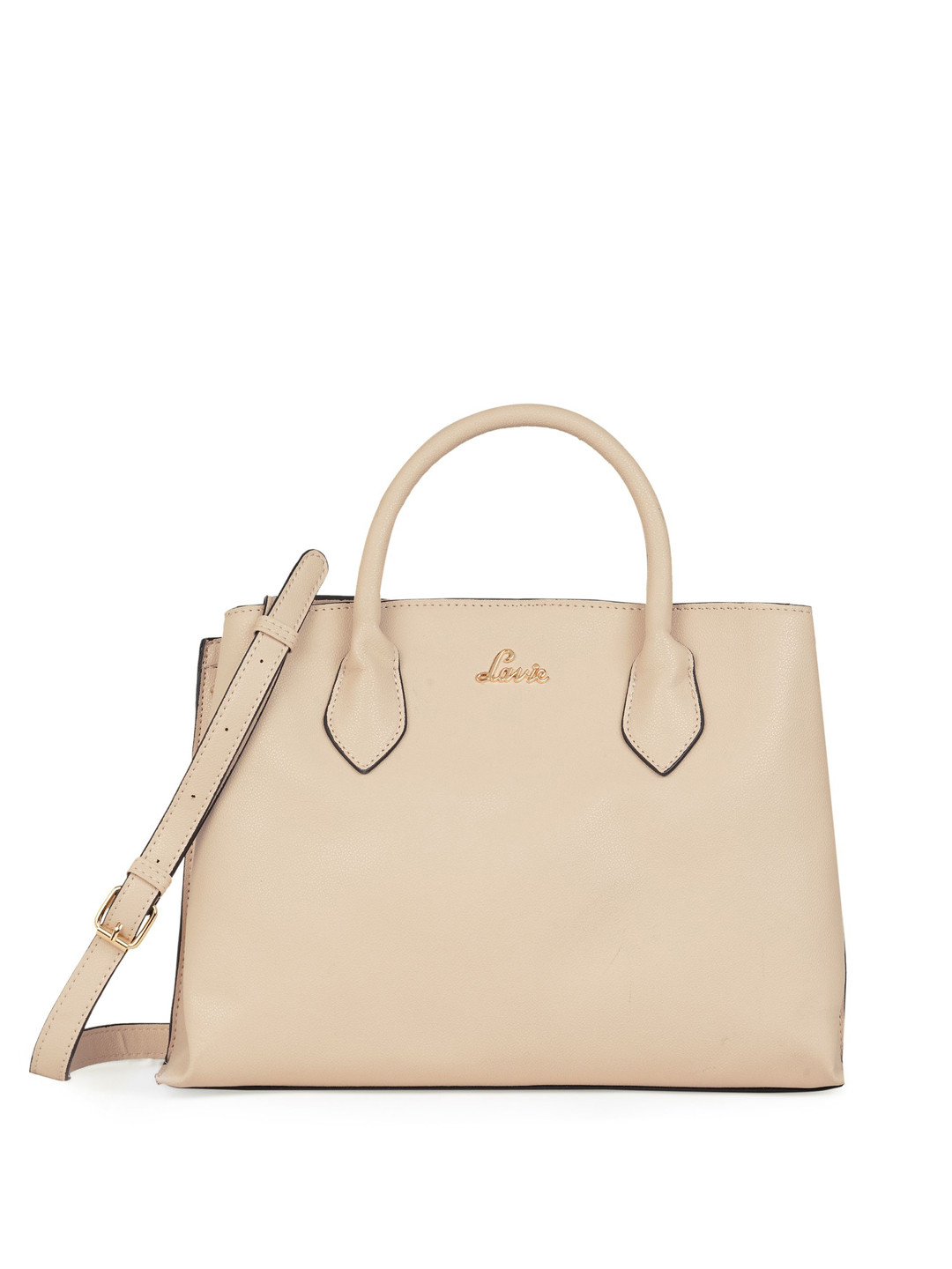

Lavie Women Beige Structured Handheld Bag