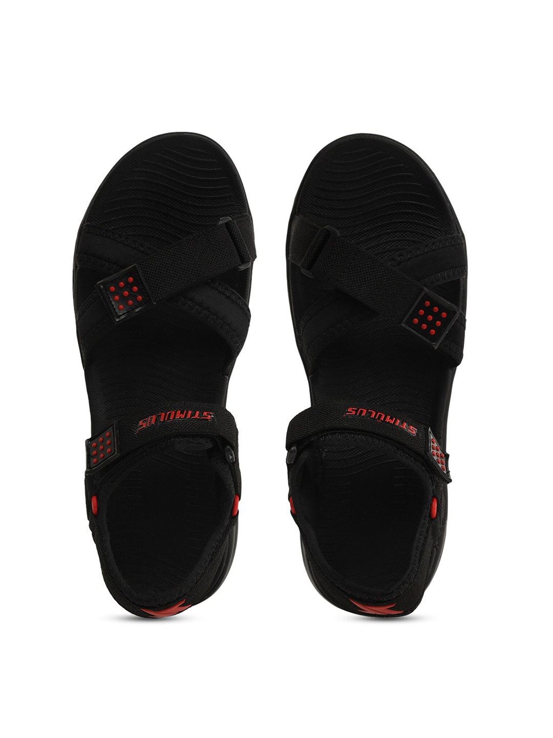 

Paragon Men Black Comfort Sandals