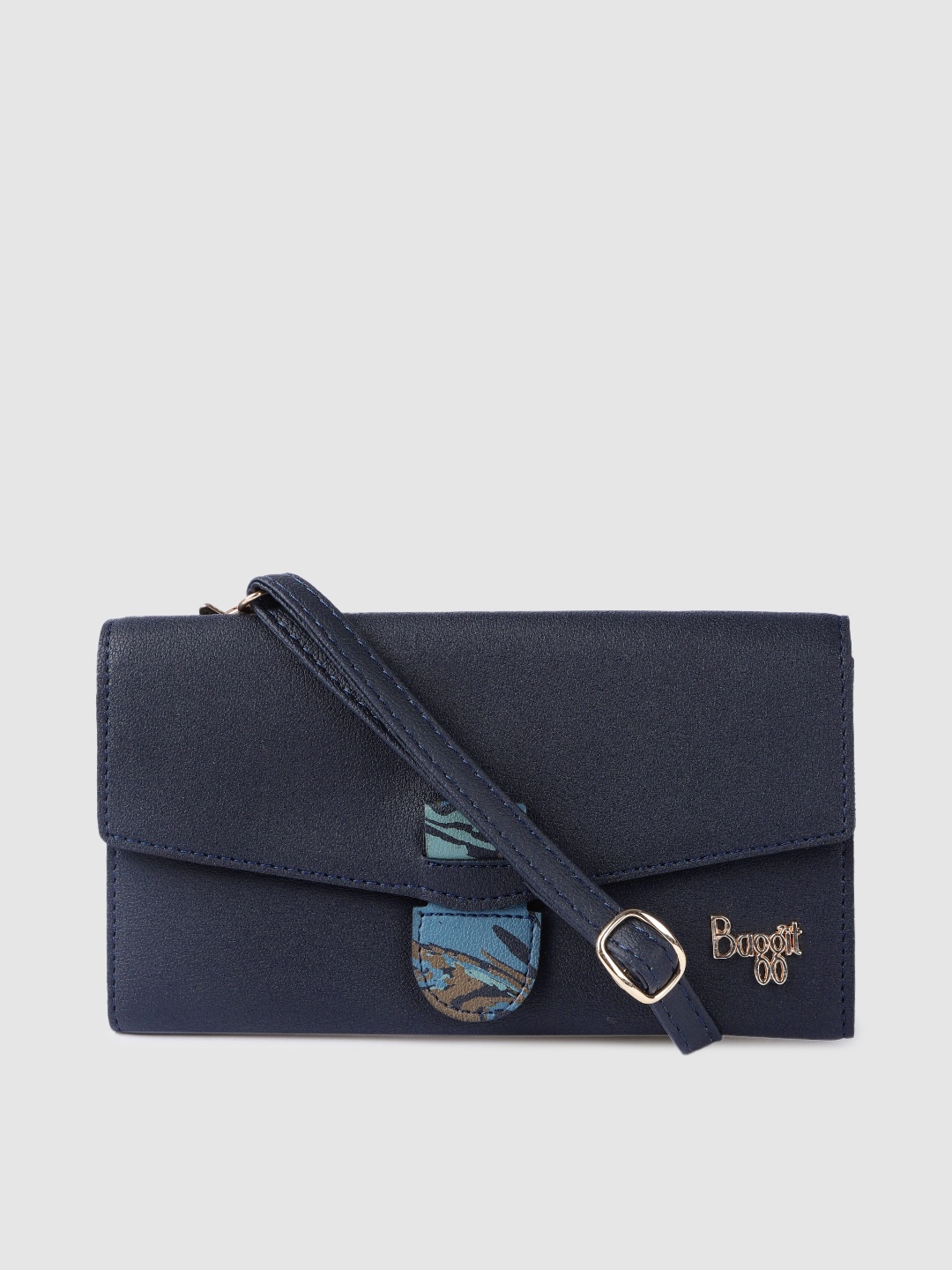 

Baggit Women Blue Two Fold Wallet
