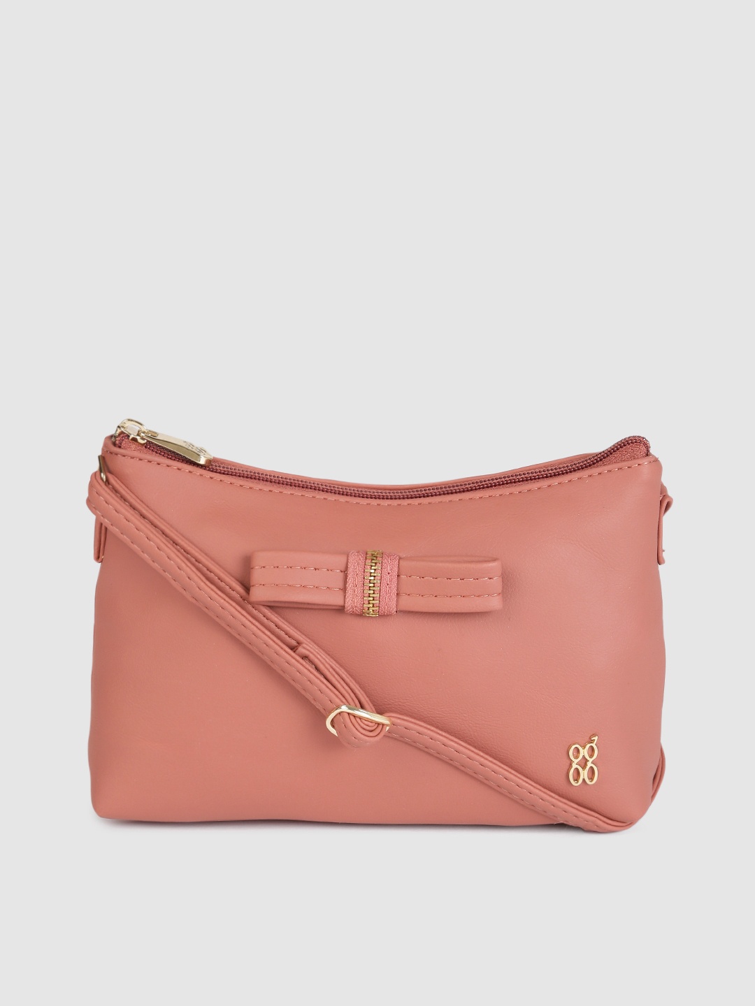 

Baggit Pink Solid Shopper Sling Bag